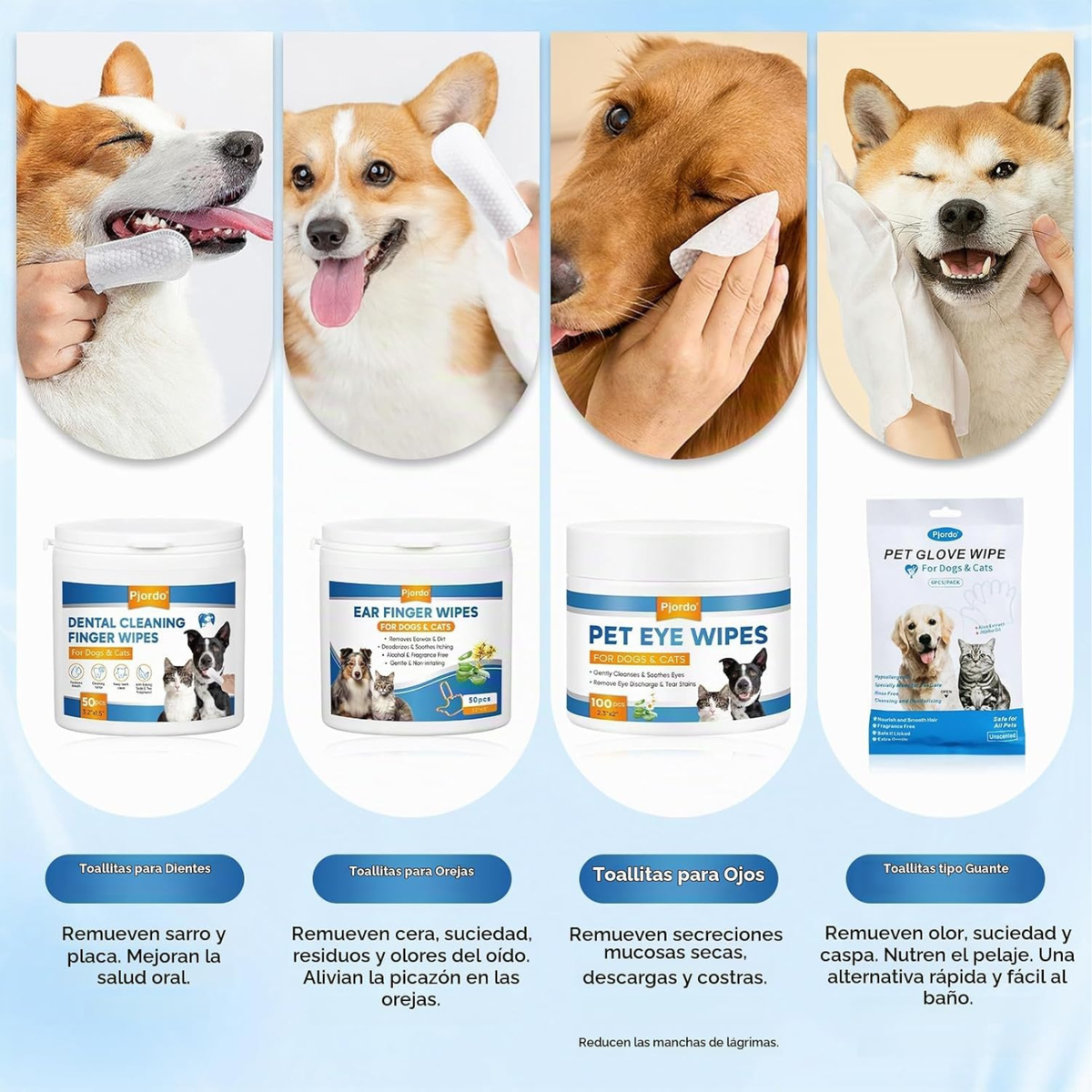 Kit de limpieza para perros.